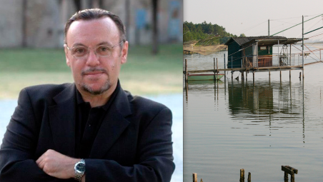 Eraldo Baldini e un capanno da pesca