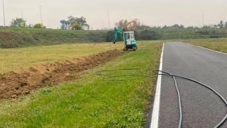 Cesenatico, lavori al ciclodromo per piantare gli alberi
