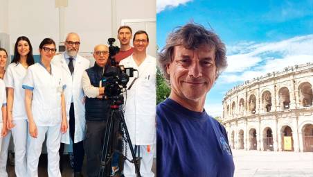 Il team di Lugo e Alberto Angela