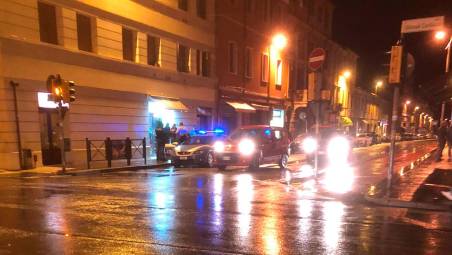La Polizia in zona Barriera