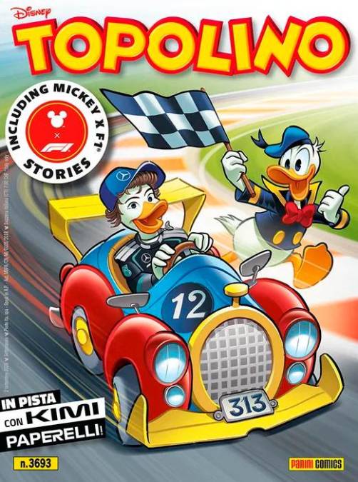 Cesena, “Kimi Paperelli”, la firma di Giovani Barbieri sul fumetto Disney sul re della F1