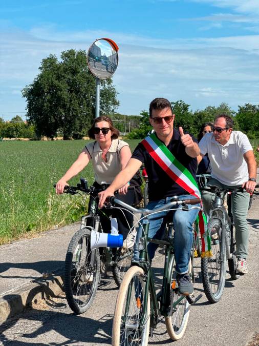 Santarcangelo, quasi 300 persone per la nuova ciclabile ex ferrovia Santarcangelo-Urbino - Gallery