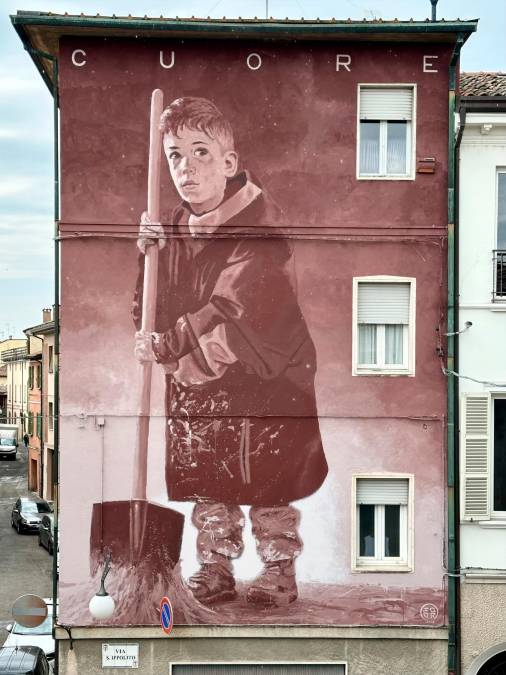 “Il mio murale è un omaggio al cuore di Faenza dopo l’alluvione” VIDEO GALLERY
