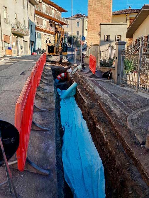 Lo scavo del reperto
