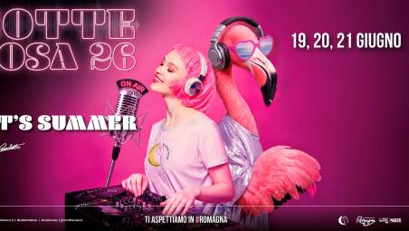 Notte Rosa 2026: il programma con tre grandi radio come partner e il ritorno del fenicottero rosa