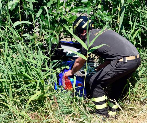 Rimini, perde il controllo dello scooter e precipita nell’argine del fiume - Gallery
