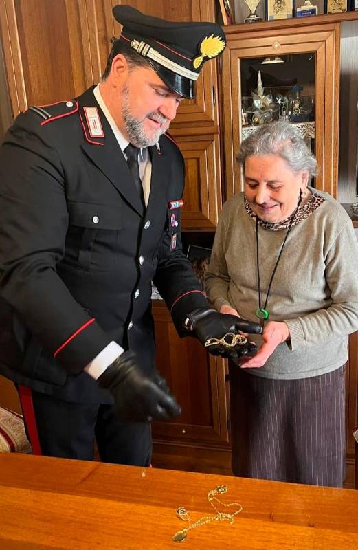 Una foto della restituzione