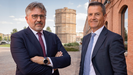 Sopra, da sinistra, Cristian Fabbri e Orazio Iacono