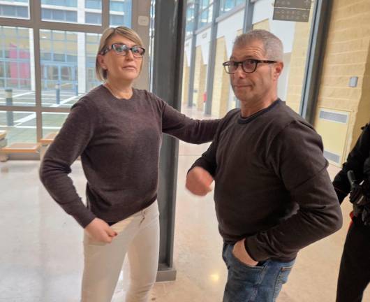 Emanuele Neri con la moglie Ilenia Mercatelli