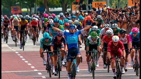 Malucelli, gran finale: vince l’ultima volata e la classifica a punti del Tour de Langkawi