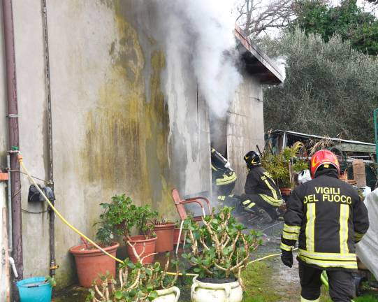 Coriano, incendio in una casa: 71enne intossicato - Gallery