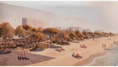 Il progetto di rilancio della spiaggia