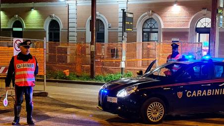 I carabinieri alla stazione di Cesena