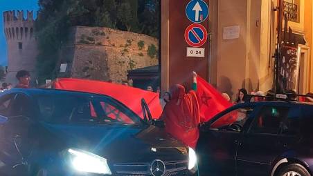 Mondiali di calcio, a Lugo la festa della comunità marocchina dopo la vittoria con il Canada GALLERY