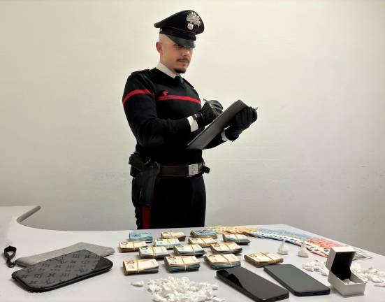 Gambettola, in casa aveva oltre 100 dosi di cocaina: 28enne arrestato