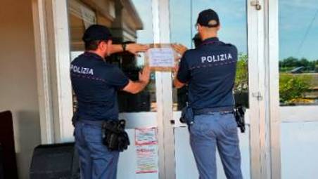 Ravenna, bar chiuso per sette giorni per motivi i sicurezza