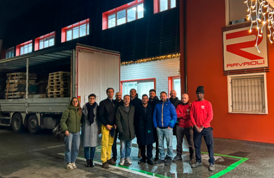 Bagnacavallo: Ravaioli dona un camion di legname a San Patrignano