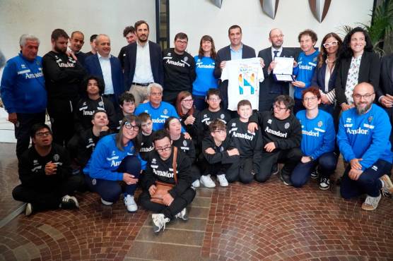 Cesena, dieci anni di “Per un calcio integrato”: la Regione premia il progetto del club bianconero