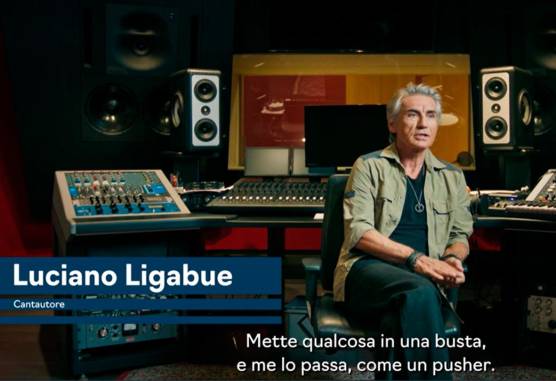 Luciano Ligabue nel suo intervento del trailer del documentario