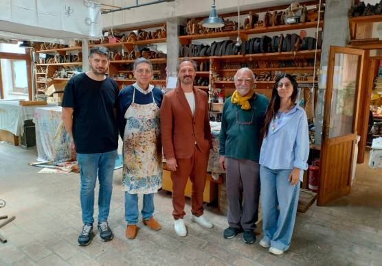 I Pascucci con Troiano (al centro)