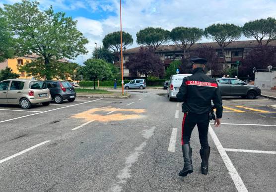 La scena dell’incidente fatale