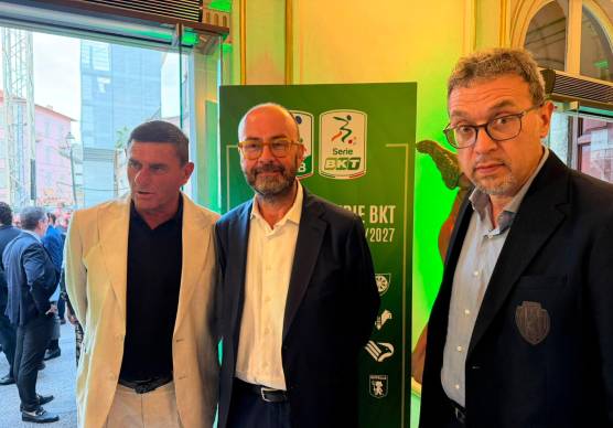Massimo Agostini, Corrado Di Taranto e Marco Valentini ieri ad Ascoli