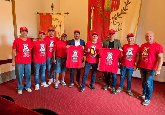 Baseball A Silver, Rimini 86 ricevuto in Comune