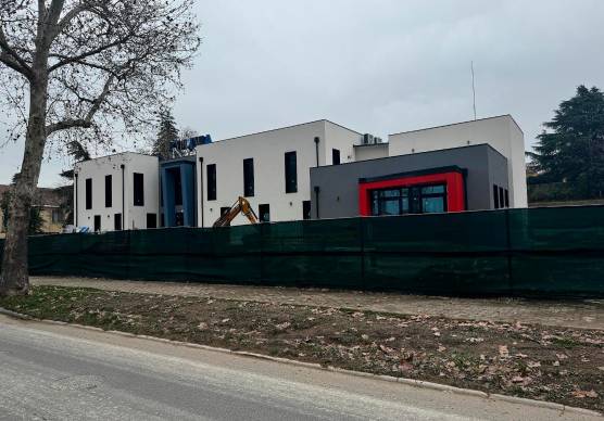 Il cantiere del nuovo Commissariato in viale IV Novembre