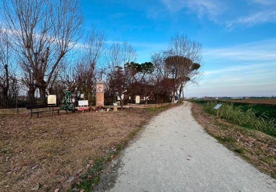 La zona dove si è consumato lo stupro