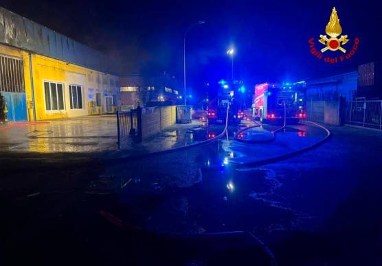 L’intervento al calzaturificio Emauela di Bagnacavallo la notte dell’8 dicembre 2025