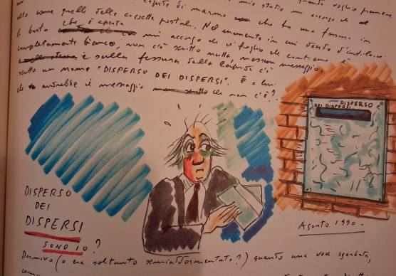 Una pagina dal Libro dei sogni di Fellini