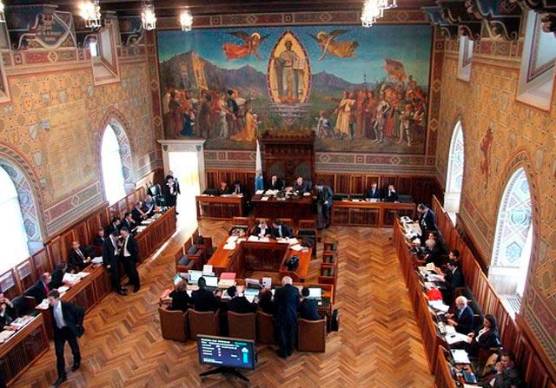 L’aula del consiglio grande e generale