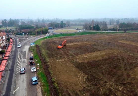 Interventi preliminari sull’area a Martorano dove sorgerà il nuovo insediamento urbanistico