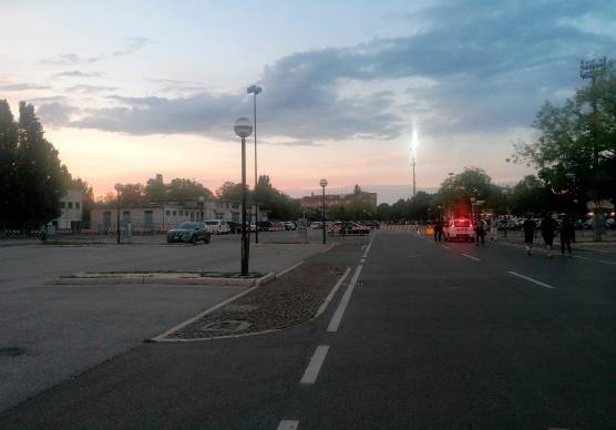 Piazza Sighinolfi a Ravenna, dove è avvenuto lo scambio di droga