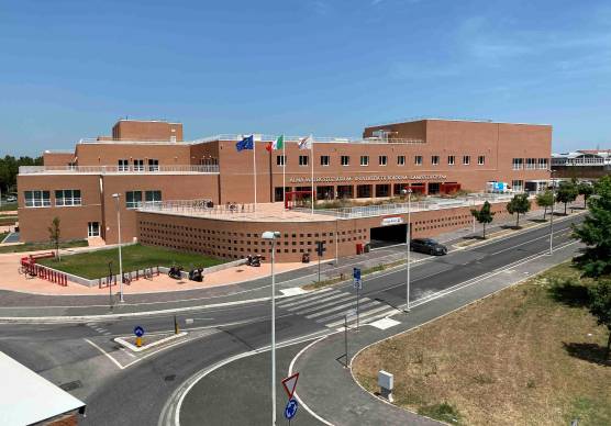 Il campus universitario di Cesena che accoglie migliaia di studenti