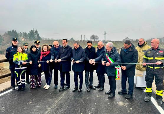 Modigliana, taglio del nastro per il ponte di Ca’ Stronchino VIDEO