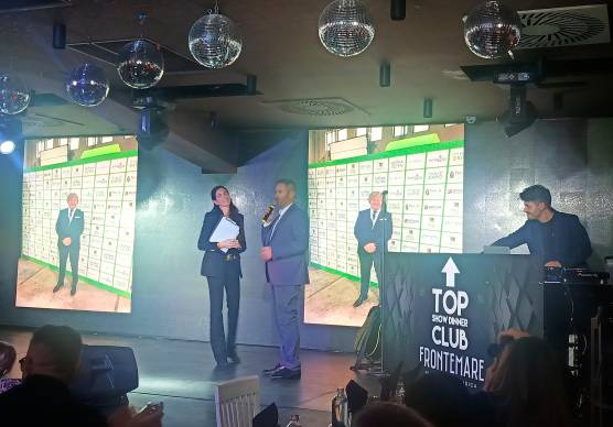 Valentina e Fabrizio Indino mentre ricordano papà Gianni