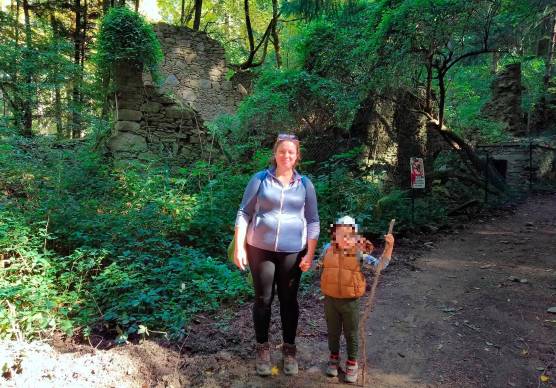Sarah Zavoli e il figlio Sared