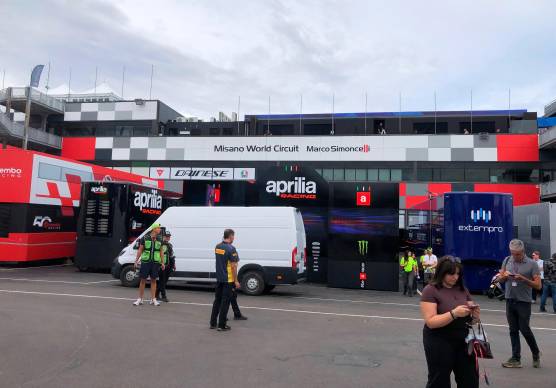 MotoGp, nuvole e cielo grigio su Misano mentre Bagnaia si dà al basket VIDEO