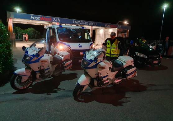 Il pattuglione della polizia locale castellana