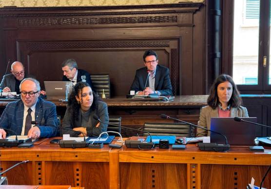 Il sindaco Alessandro Barattoni oggi in consiglio comunale (Fiorentini)