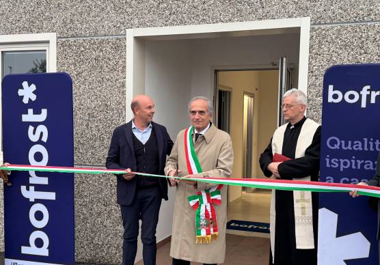 L’inaugurazione di ieri alla presenza del sindaco Zattini