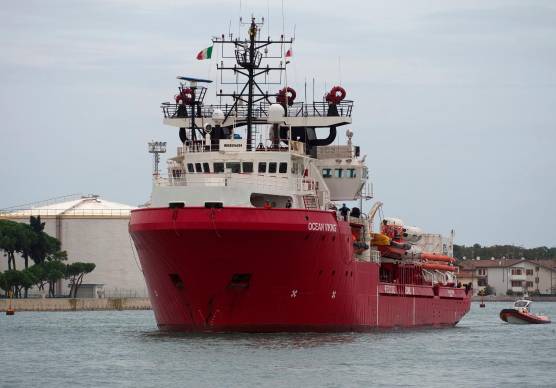 L’arrivo dell’Ocean Viking