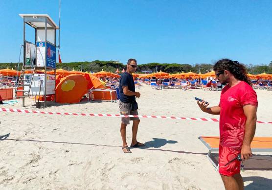 Il fatto si è verificato questa mattina FOTO MASSIMO FIORENTINI