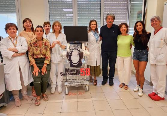 Rimini, la Fondazione Marco Simoncelli dona un ecografo all’ospedale