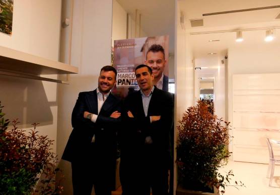 Il sindaco Marco Panieri con il presidente della Regione Michele De Pascale (foto Mauro Monti Mmph)