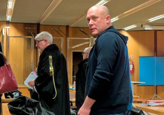 Mauro Guerra il giorno della condanna in primo grado