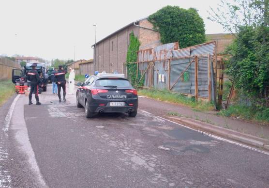 Il luogo dell’omicidio (Foto Massimo Fiorentini)