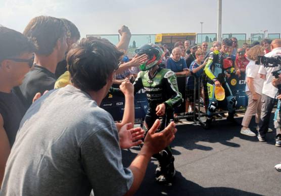 SportBike a Misano, Emiliano Ercolani fa festa nella gara di casa