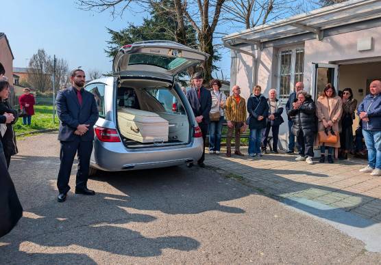 I funerali celebrati ieri mattina